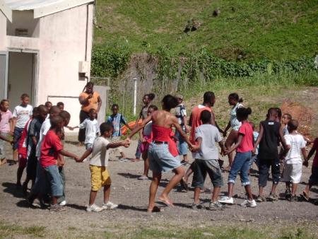 les enfants en plein jeu !!