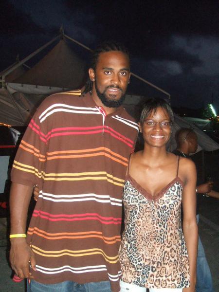 Mich�le & le fabuleux bascketteur de la NBA !!!