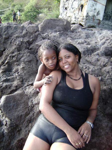 Mon fils & moi � la playa !!